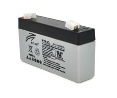 Аккумуляторная батарея AGM RITAR RT613, Gray Case, 6V 1.3Ah ( 97х24х 52 (58) ) Q20, 0,305 ккг