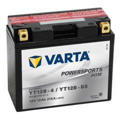 VARTA YT12B-BS (YT12B-4) Powersports Аккумулятор 12 А/ч, 215 А, 151х70х131 мм