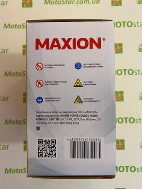 Акумулятор для мототехніки MAXION MXBYBM-YB14L-A2 12V, 14Ah, 185 А, 134x89x166 мм