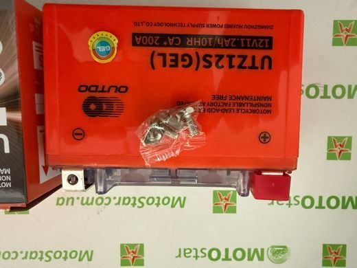 Акумулятор OUTDO YTZ12S GEL 12V, 11,2Ah/10HR, 200А, 150x85x112 мм
