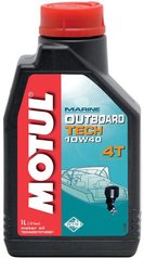 Масло Motul OUTBOARD TECH 4T SAE 10W40, 1 литр, (852211, 106397)
