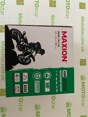 Мото акумулятор 12N5-3B MAXION AGM 12V, 5Ah, 120x60x130 мм -/+