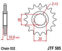 JT JTF585.17 - Зірка передня