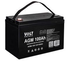 Аккумулятор Volt Polska AGM 12V 100 Ah (331х173х213мм) для ДБЖ