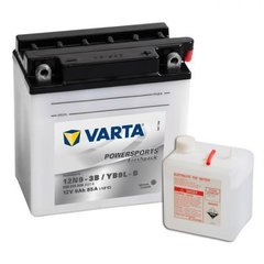 VARTA 12N9-3B / YB9L-B Мото аккумулятор 9 А/ч, 85 А, (-/+), 136х76х140 мм