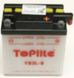 Мотоакумулятор TOPLITE YB3L-B 12V, 3Ah, д. 99, ш. 57, в.111, обсяг 0,25, вага 1,3 кг, без електроліту