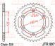 JTR897,47 Звезда задняя HUSABERG FC, FE, FS, FX, TE; HUSQVARNA FC, FE, FS, SVARTPILEN, TC, TE, TX, FX; KTM ADVENTURE, DUKE, EGS, ENDURO, EXC 125-790 1990-2020