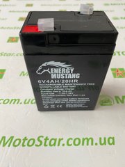 Акумуляторна батарея EnergyMustang EM640 AGM 6V 4Ah (70 x 48 x 101) 0.66 kg Q20/2000