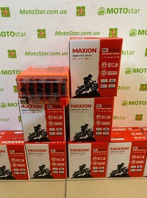 YTX7L-BS MAXION Мото акумулятор, 12V, 7Ah, 113x70x130 мм
