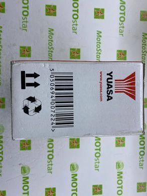 YUASA 12N7-4B Мото аккумулятор 7,4 А/ч, 74 А (+/-), 135х75х133 мм