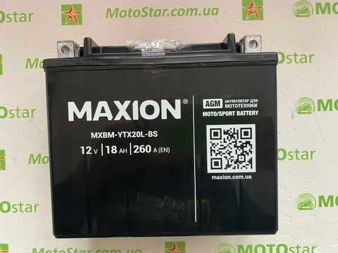 あ　マヨイ20個 Купить Аккумулятор Maxion AGM MXBM-YTX20L-BS 12V, 18ah, 260А, -/+