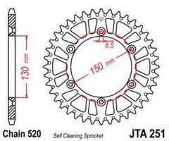 JT JTA251.48 - Зірка задня легкосплавна