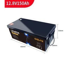 Литий-железо-фосфатный аккумулятор GEAR LiFePO4 12.8V 150AH (BMS-100A/100A), (522x238x218), 17.5kг до 6000 циклов, Q1