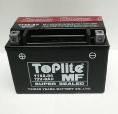 Мотоакумулятор TOPLITE YTX9-BS 12V, 8Ah, д. 152, ш. 88, в.106, електроліт в к-ті, вага 3,2 кг
