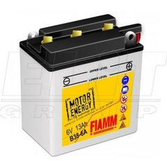 Мотоакумулятор FIAMM FB38-6A 6V, 14Ah, д. 119, ш. 83, в.161, обсяг 0,8, вага 2,8 кг, CCA (-18C): 60, електроліт в к-ті