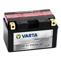 VARTA TTZ10S-BS / TTZ10S-4 Powersports AGM Аккумулятор 8 А/ч, 150 А, (+/-), 150х87х93 мм