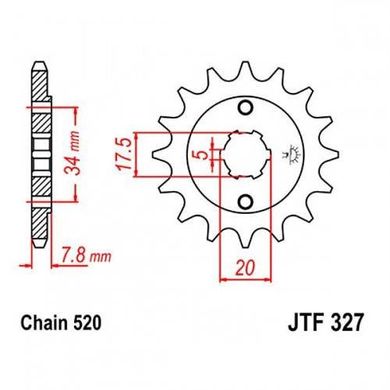 JT JTF327.13 - Зірка передня