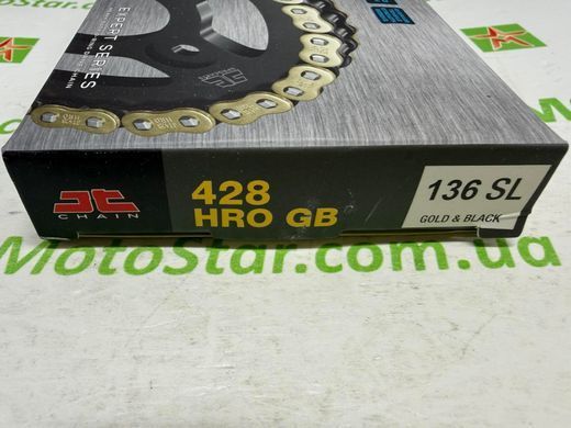 Приводная цепь JT JTC428HROGB136SL HEAVY DUTY O-RING усиленная