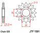 JTF1591,15 Звезда передняя YAMAHA FJ-09, FZ-07, FZ-09, FZ-10, FZ8, MT-07, MT-09, MT-10, MXT, TDM, TRACER, XSR, XTZ, YZF-R1 689-1000 2001-2019