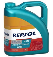 Моторное масло Repsol ELITE LONG LIFE 507.00/504.00 5W30, 4л (RP135U54)