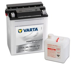 VARTA 12N14-3A / YB14L-A2 Аккумулятор 14Ah,190A, 12V, (-/+) , 135x90x167мм
