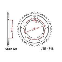 JT JTR1316.41 - Звезда задняя