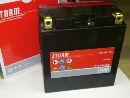Мотоакумулятор FIAMM FTX20CH-BS 12V, 18Ah, д. 150, ш.87, в.161, електроліт в к-ті, вага 5,1 кг, CCA (-18C): 270