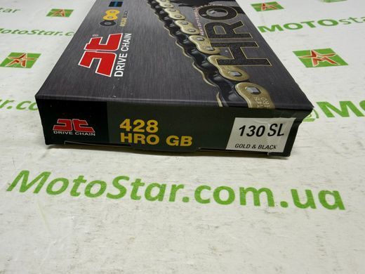 Приводная цепь JT JTC428HROGB130SL HEAVY DUTY O-RING усиленная