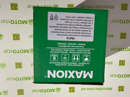 YTX14-BS MAXION Мото аккумулятор, AGM 12V, 12Ah, 150x87x145 мм