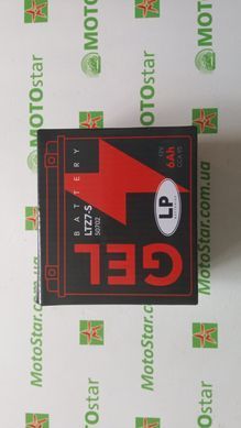 Мотоаккумулятор LP GEL GTZ7-S (MG LTZ7-S)12V, 6Ah, 113x70x105 мм, вес 2,3 кг