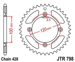 JT JTR798.47 - Звезда задняя