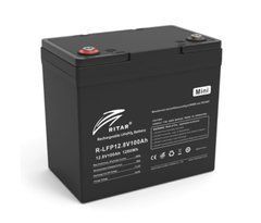 Аккумуляторная батарея Ritar LiFePO4 12,8V 100Ah mini, 1280Wh BMS50@4S 229х138х210 мм, 9.9кг