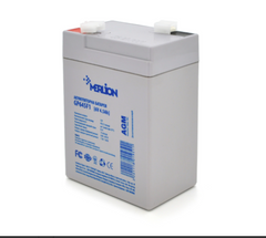 Аккумуляторная батарея MERLION AGM GP645F1, 6V 4.5Ah ( 70 x 47 x 100 (105) ) White/Black Q20