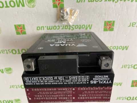 Купити YUASA YTX7L-BS Акумулятор 6,3 А/ч, 100 А, (-/+), 114х71х131