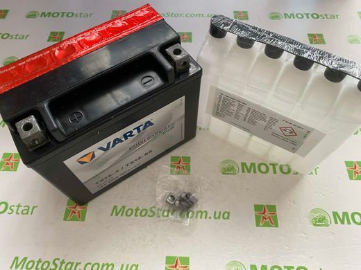 VARTA YTX12-BS (YTX12-4) Powersports AGM Аккумулятор 10 А/ч, 150 А, (+/-), 152х88х131 мм