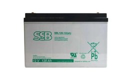 Акумуляторна батарея SSB SBL 120-12i AGM 120А 12B, (330х171х222 мм), вес 35,5 кг