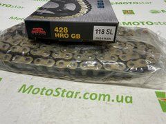 Приводная цепь JT JTC428HROGB118SL HEAVY DUTY O-RING усиленная