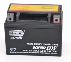 Outdo UTX4L-BSS 12V 4Ah AGM герметична Mf Super 113x70x85мм