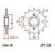JT JTF339.17 - Звезда передняя HONDA CB, CBR, CBX, VF, VFR, VTX 100-1300 1976-2015