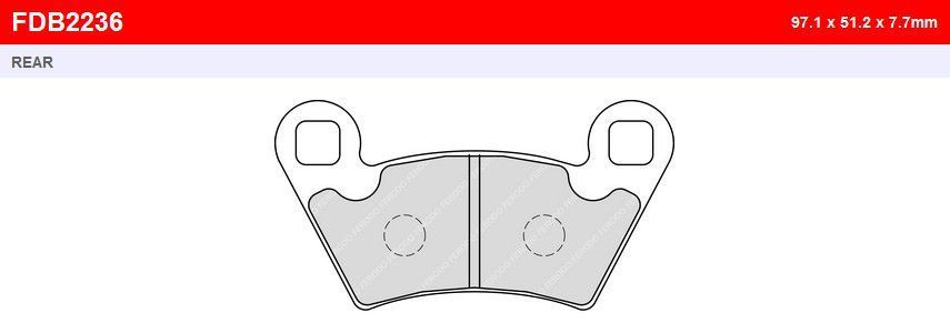 FE FDB2236SG - Тормозные колодки