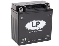 Мотоакумулятор LP GEL MG LB9B 12V,9Ah,д. 135, ш. 75, в.140, вес 4кг, (12N9-BS)