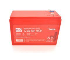 Литий-железо-фосфатный аккумулятор Merlion LiFePO4 12.8V 6Ah (4S1P/BMS-10A), (151x65x97), 0,75кг for UPS, до 5000 циклів, Q12