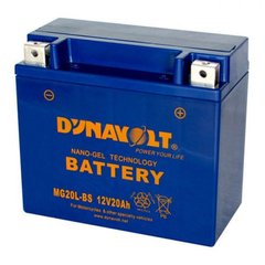 DYNAVOLT MG20HL-BS Мото аккумулятор 20 А/ч, 310 А, 175х87х155 мм