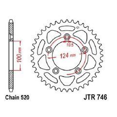 JT JTR746.44 - Звезда задняя