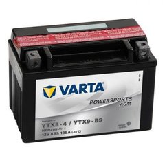 VARTA YTX9-BS / YTX9-4 Powersports мотоАккумулятор 8 А/ч, 135 А, (+/-), 152х82х106 мм