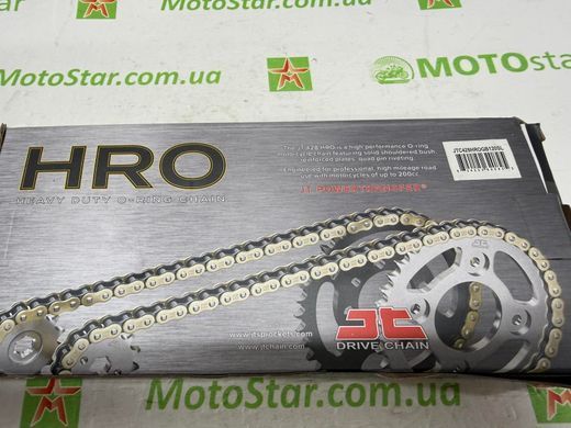 Приводная цепь JT JTC428HROGB120SL HEAVY DUTY O-RING усиленная