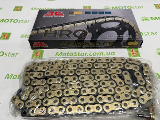 Приводная цепь JT JTC428HROGB120SL HEAVY DUTY O-RING усиленная