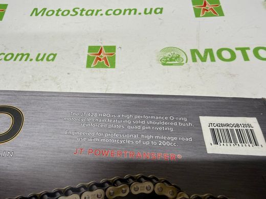 Приводная цепь JT JTC428HROGB120SL HEAVY DUTY O-RING усиленная