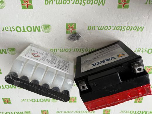 Аккумулятор VARTA YTX5L-BS (YTX5L-4) Powersports AGM 4 А/ч, 80 А, (-/+), 114х71х106 мм