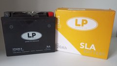 Мотоакумулятор LANDPORT YTX20-3 SLA 310A (YB18L-A/YTX20L-BS) -/+, 12V 18AH,175X87X155мм, 5,92кг